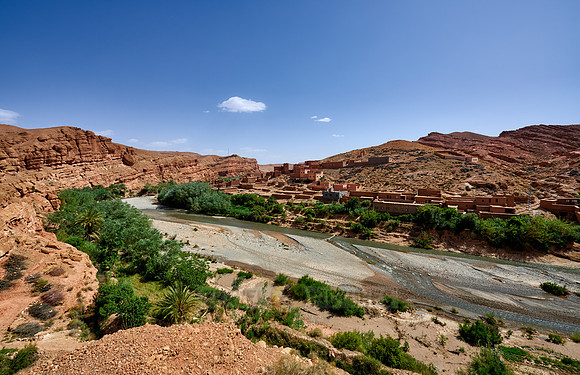 landscape in rose valley