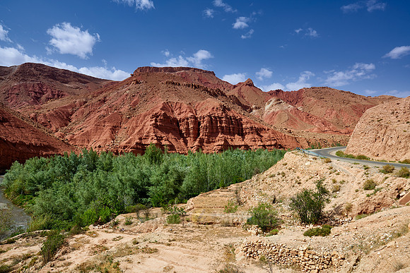 landscape in rose valley