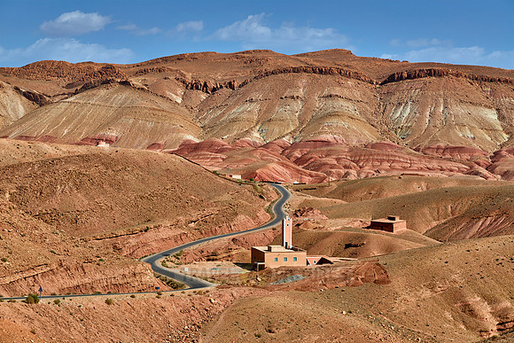 landscape in rose valley