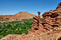 monkey fingers, spectacular rock landscape