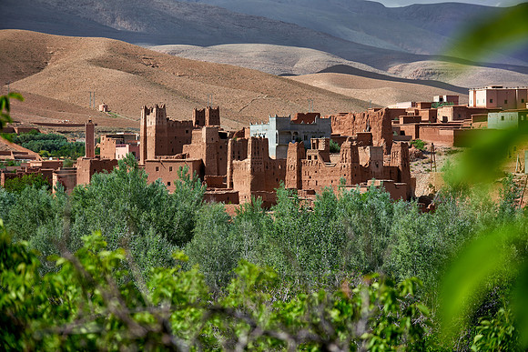 village Ait Ouglif in High Atlas mountain range