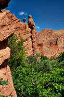 monkey fingers, spectacular rock landscape