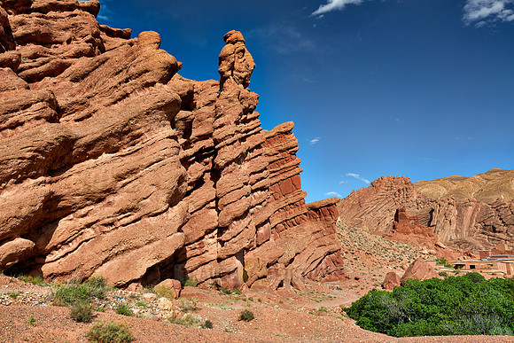monkey fingers, spectacular rock landscape