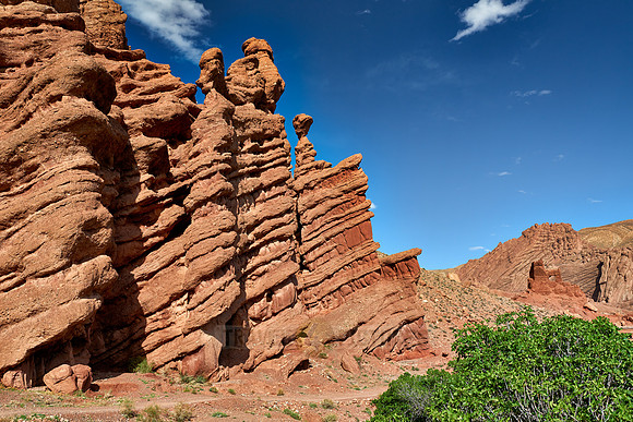 monkey fingers, spectacular rock landscape