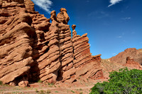 monkey fingers, spectacular rock landscape