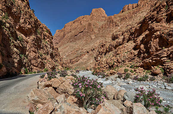 upper part of Todra Gorge