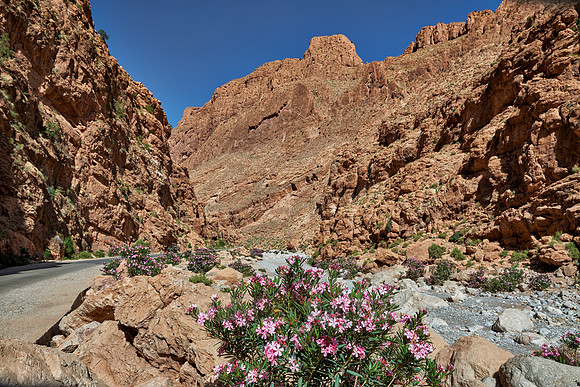 upper part of Todra Gorge