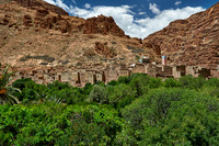 berber village in landscape