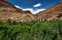 berber village in landscape