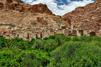 berber village in landscape
