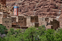 berber village in landscape