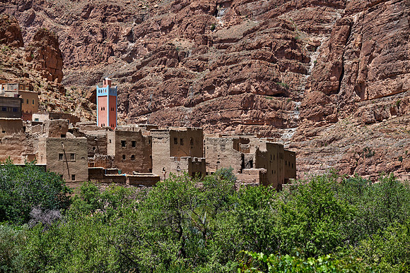 berber village in landscape