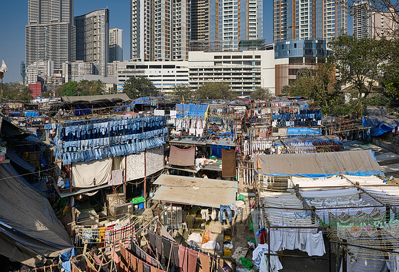 Dhobi Ghat is an open air laundry, Mahalaxmi Dhobi Ghat