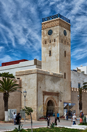Avenue Oqba Ibn Nafiaa in medina of Essaouira