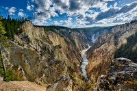 Lower Falls of the Yellowstone River from Artist Point,