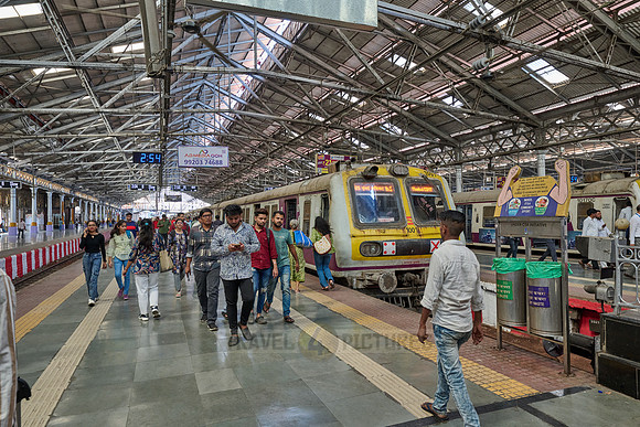 interior shot of Chhatrapati Shivaji Terminus (Victoria Terminus)