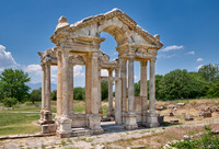 Tetrapylon in Aphrodisias Ancient City
