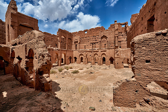 Kasbah beneath Tamenougalt built as film-set