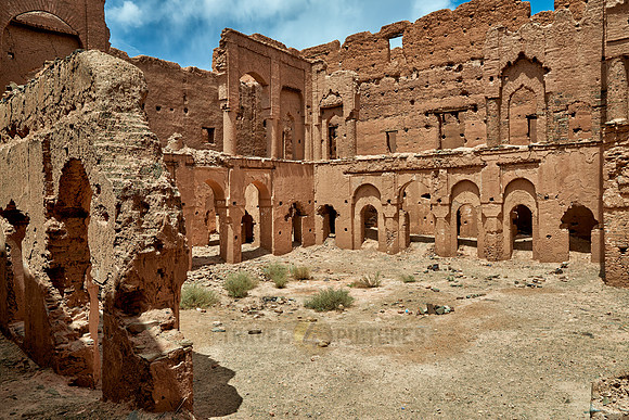 Kasbah beneath Tamenougalt built as film-set
