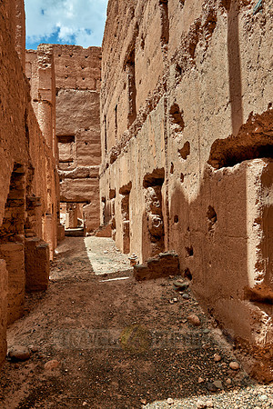 Kasbah beneath Tamenougalt built as film-set