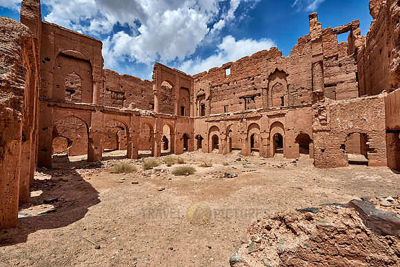 Kasbah beneath Tamenougalt built as film-set
