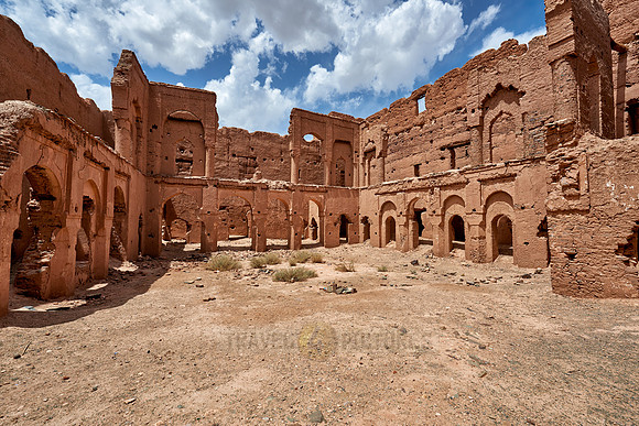 Kasbah beneath Tamenougalt built as film-set