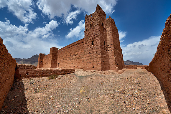 Kasbah beneath Tamenougalt built as film-set