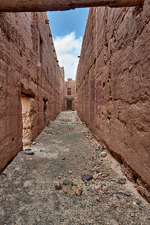 Kasbah beneath Tamenougalt built as film-set