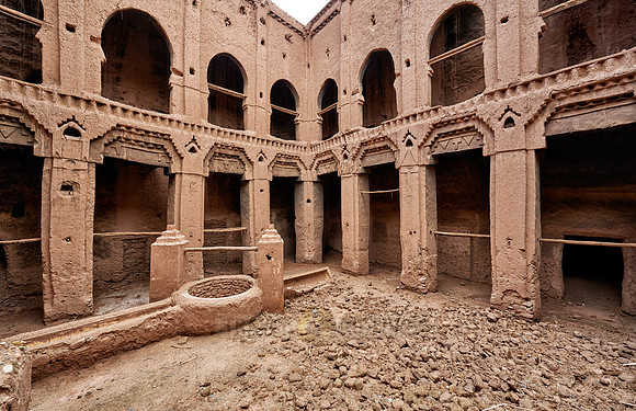 inside Kasbah Tamenougalt