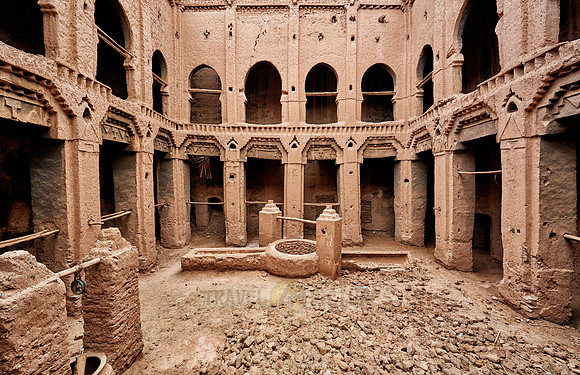 inside Kasbah Tamenougalt