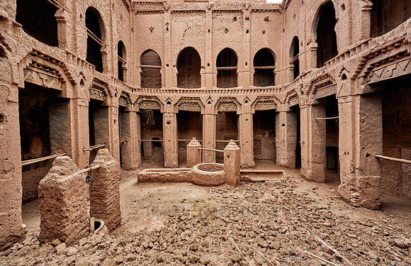 inside Kasbah Tamenougalt