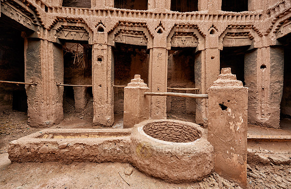 inside Kasbah Tamenougalt