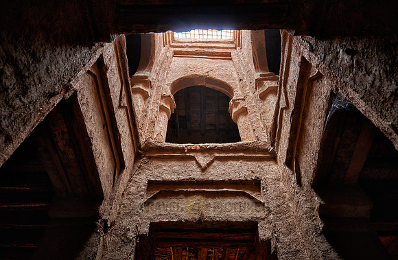 inside Kasbah Tamenougalt