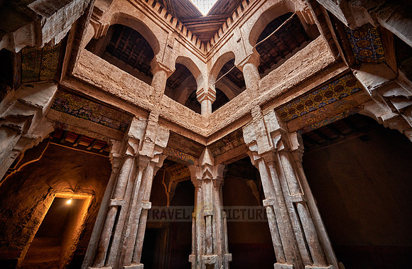 inside Kasbah Tamenougalt
