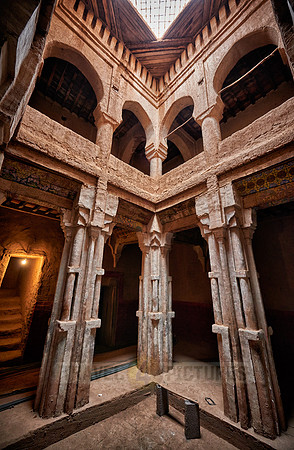 inside Kasbah Tamenougalt