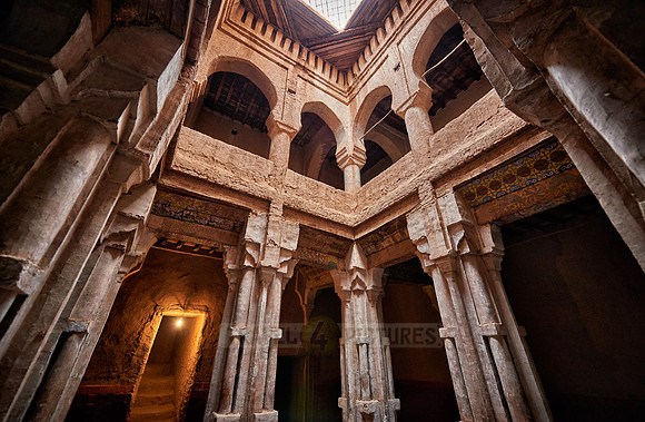 inside Kasbah Tamenougalt