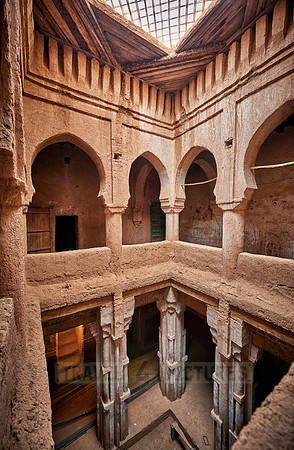 inside Kasbah Tamenougalt