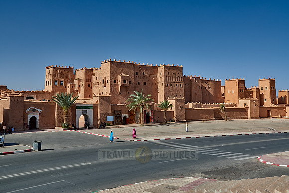 outside shot of Kasbah Taourirt