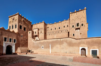 inner courtyard of Kasbah Taourirt