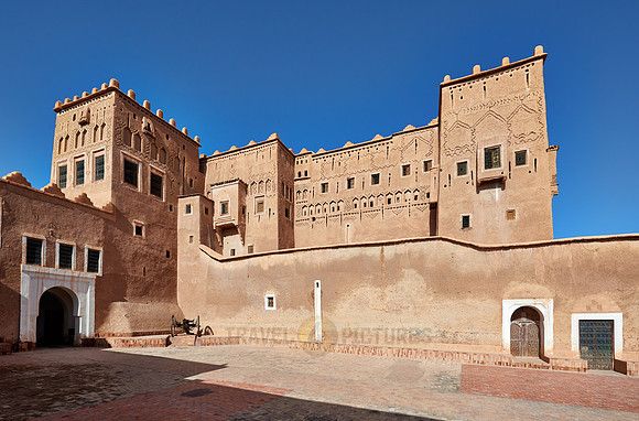 inner courtyard of Kasbah Taourirt