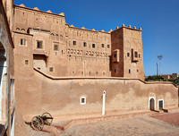 inner courtyard of Kasbah Taourirt