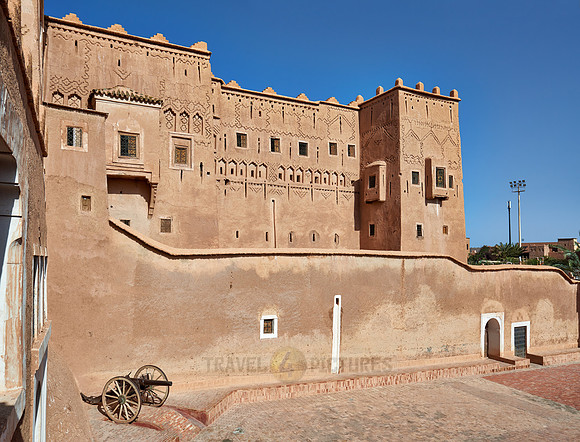 inner courtyard of Kasbah Taourirt