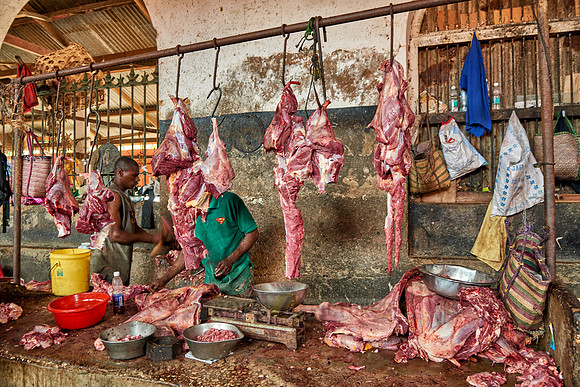 local market in Stone Town