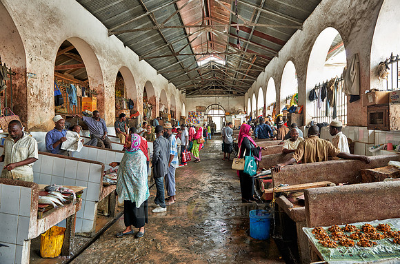 local market in Stone Town