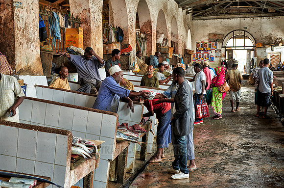 local market in Stone Town