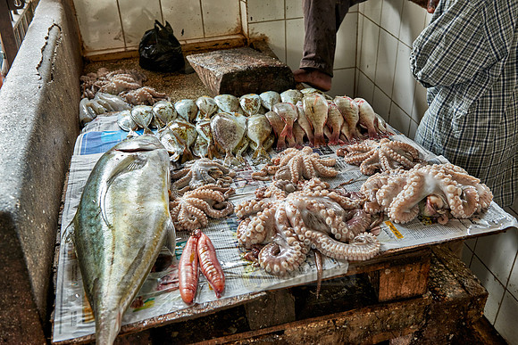local market in Stone Town