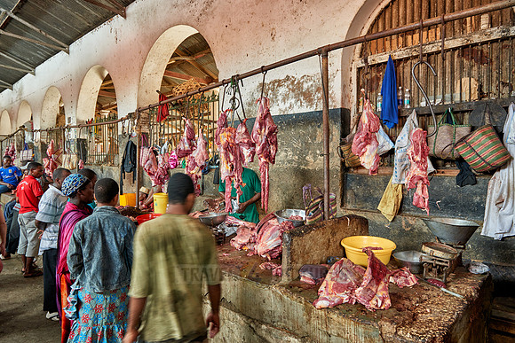 local market in Stone Town
