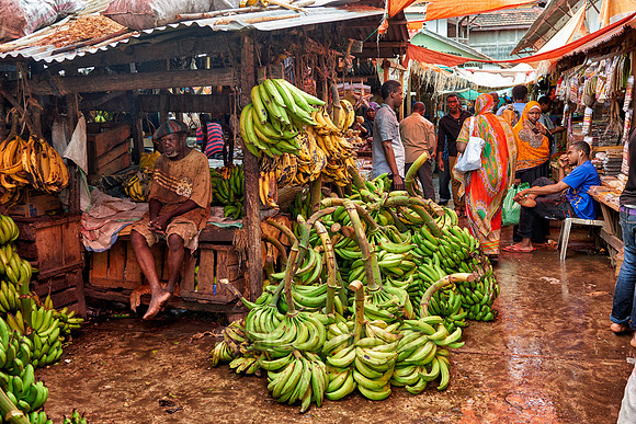 local market in Stone Town