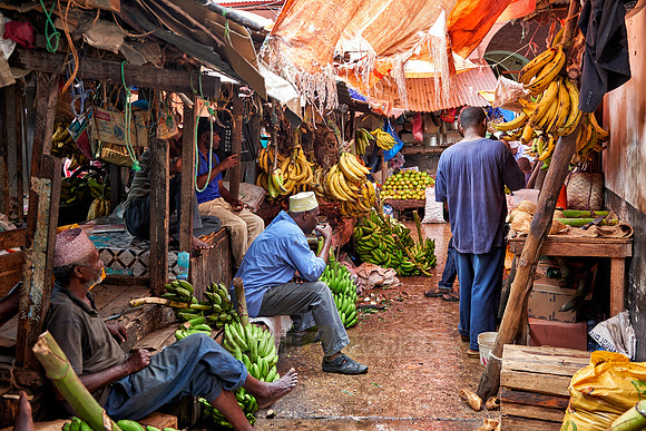 local market in Stone Town