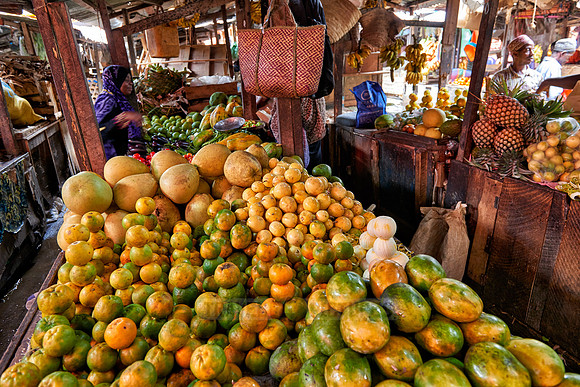 local market in Stone Town